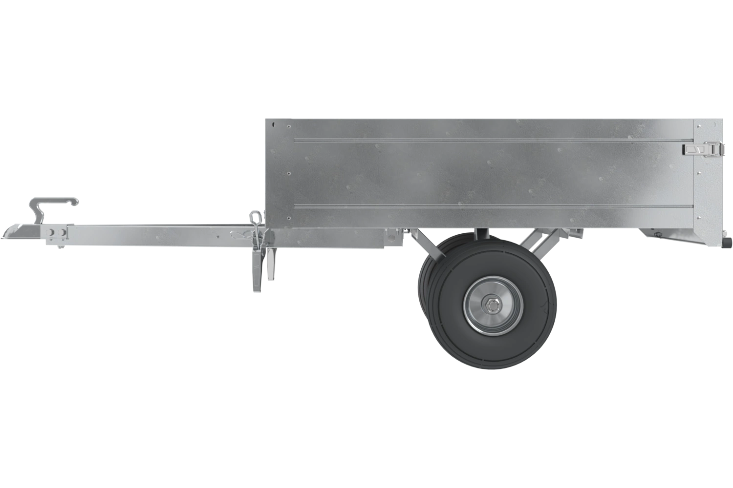 Remolque Unitrailer GARDEN TRAILER 200 KIPP (NEW) con rueda de apoyo,  laterales adicionales y lona plana - UNITRAILER